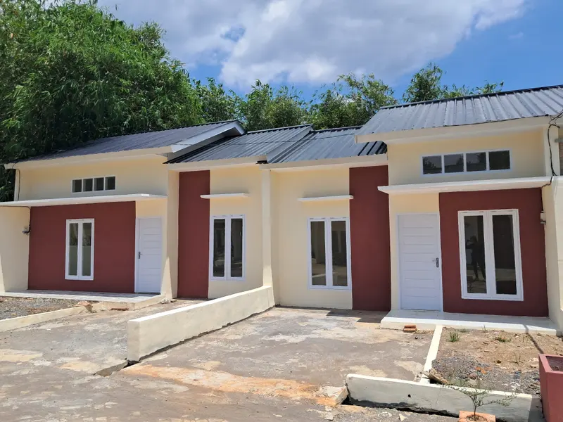 Tampak depan rumah tipe 36/72 Esa Garden Residence 2